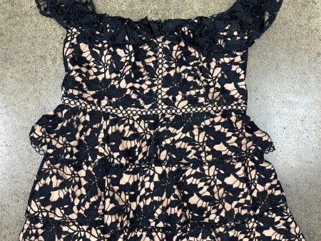 Dress Casual Short By City Chic In Black & Cream, Size:20 Supply