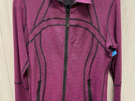 Athletic Jacket By Lululemon In Purple, Size: 12 Cheap