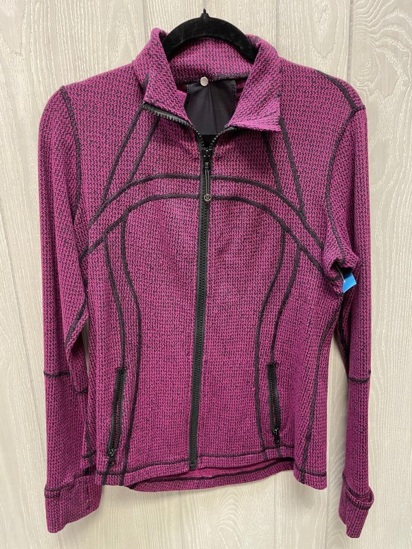 Athletic Jacket By Lululemon In Purple, Size: 12 Cheap