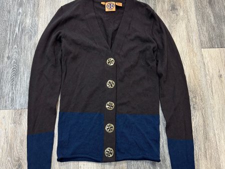 Sweater Cardigan Designer By Tory Burch In Brown, Size: Xs Online