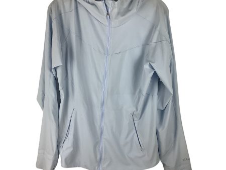 Athletic Jacket By Lululemon In Blue, Size: 10 Online Hot Sale