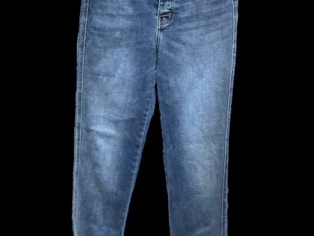 Jeans Skinny By Flying Monkey In Blue Denim, Size: 2 Online Sale