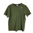 Athletic Top Short Sleeve By Gym Shark In Green, Size: L For Discount