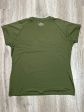 Athletic Top Short Sleeve By Under Armour In Green, Size: L Hot on Sale