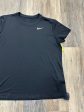 Athletic Top Short Sleeve By Nike Apparel In Black, Size: Xl Hot on Sale