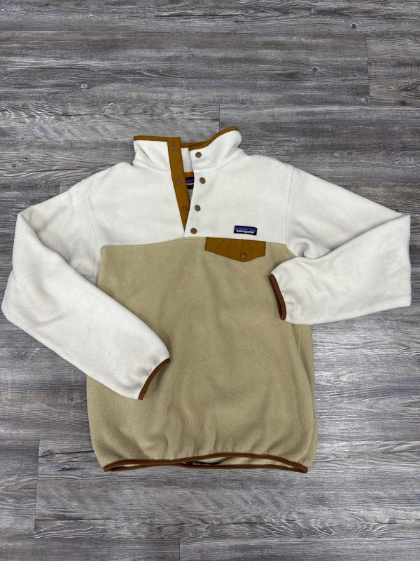 Sweater By Patagonia In Tan & White, Size: S Supply