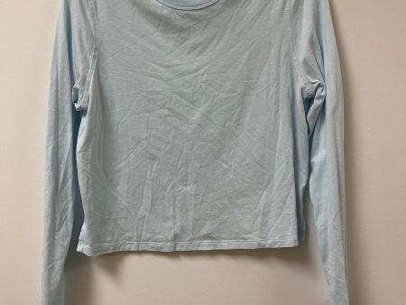 Athletic Top Long Sleeve Crewneck By Lululemon In Blue, Size: S For Cheap