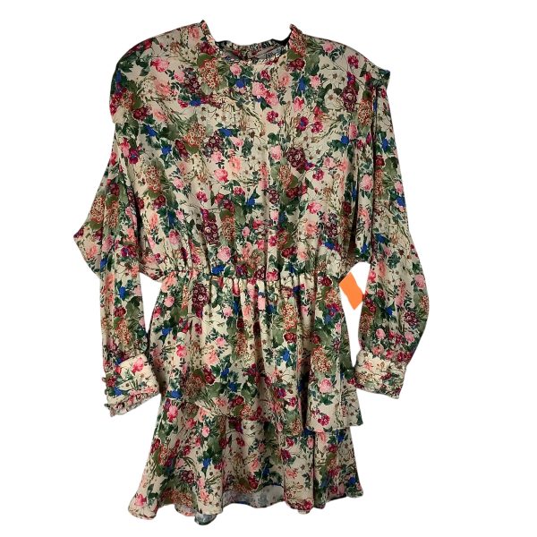 Dress Casual Short By Zara In Floral Print, Size: S Sale