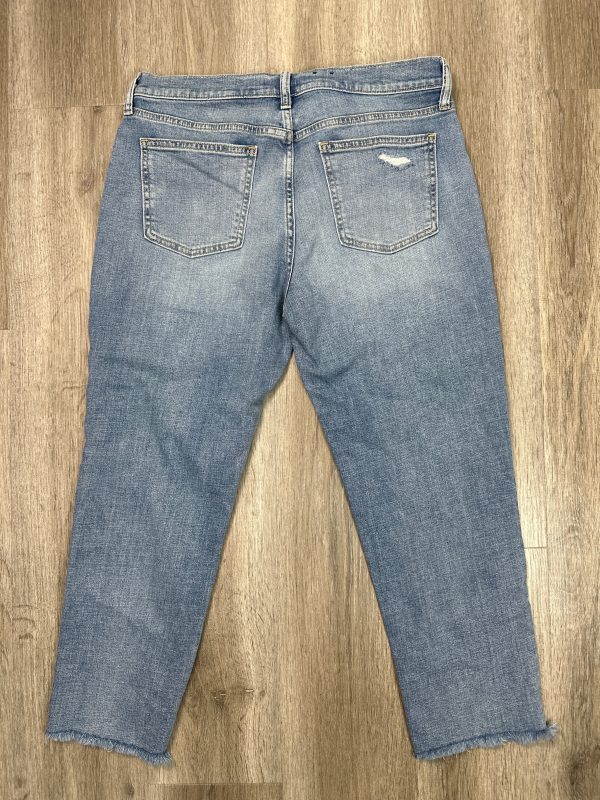 Jeans Boyfriend By Gap In Blue Denim, Size: 10 Fashion