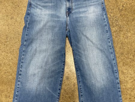 Jeans Cropped By J. Jill In Blue Denim, Size:10P Discount