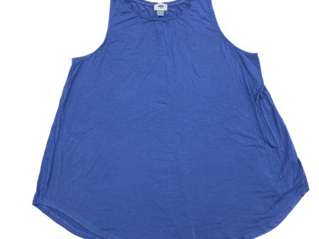 BLUE TANK TOP by OLD NAVY Size:XL we For Cheap