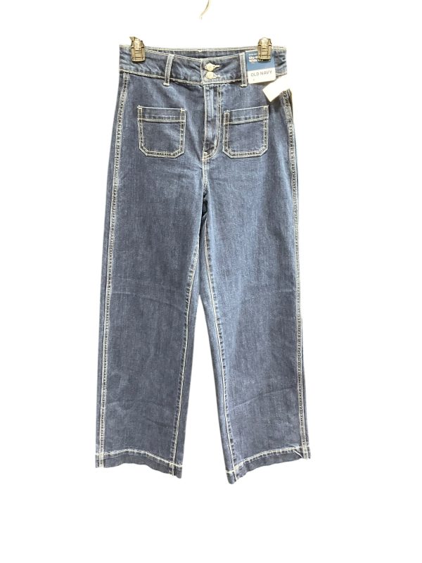 Jeans Wide Leg By Old Navy In Blue, Size: 0 For Sale