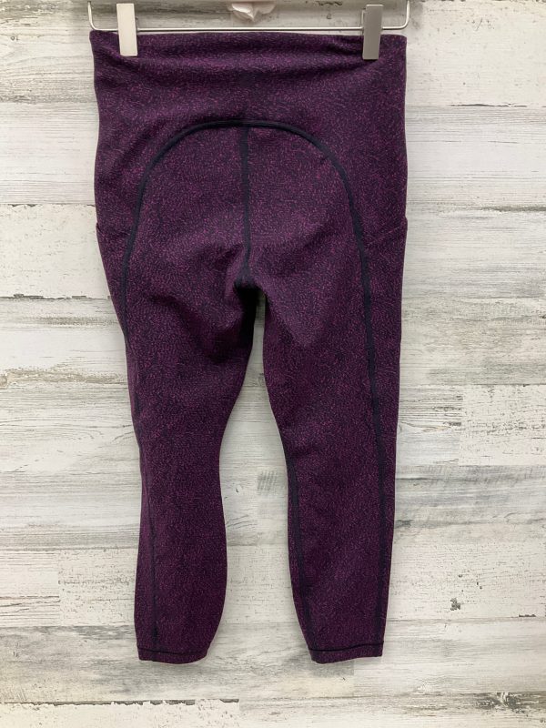 Athletic Leggings By Athleta In Purple, Size: S For Discount