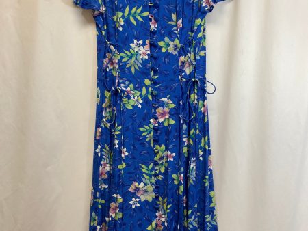 Dress Casual Maxi By Jamie Brooks In Blue, Size: L Online