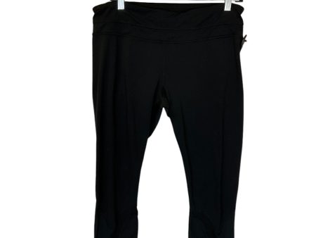 Athletic Leggings Capris By Lululemon In Black, Size: 12 For Cheap