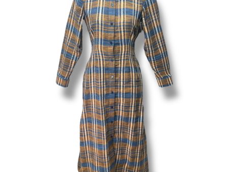 Dress Casual Maxi By Spartina In Plaid Pattern, Size: Xxs For Discount