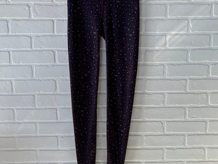 Athletic Leggings By Joy Lab In Black & Purple, Size: 0 Online now