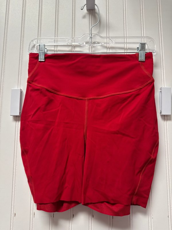 Athletic Shorts By Lululemon In Red, Size: 8 Online Hot Sale