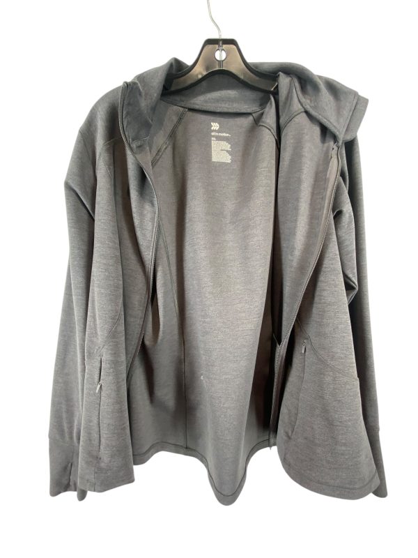 Athletic Jacket By All In Motion In Grey, Size: 2x Online