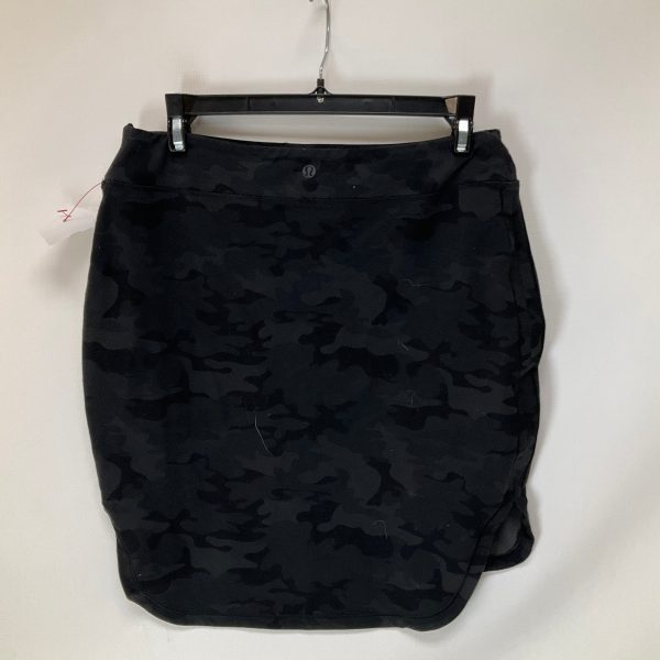 Athletic Skirt By Lululemon In Camouflage Print, Size: 12 Online Hot Sale