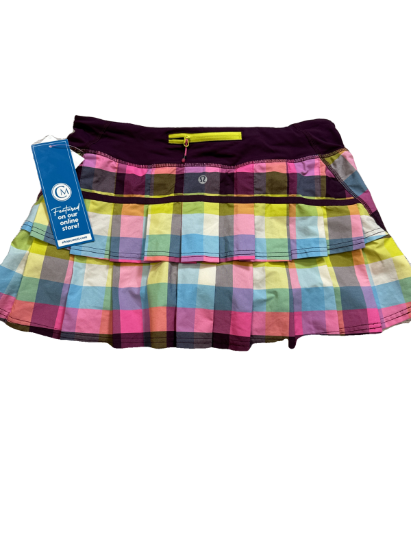 Athletic Skirt By Lululemon In Multi-colored, Size: M Fashion