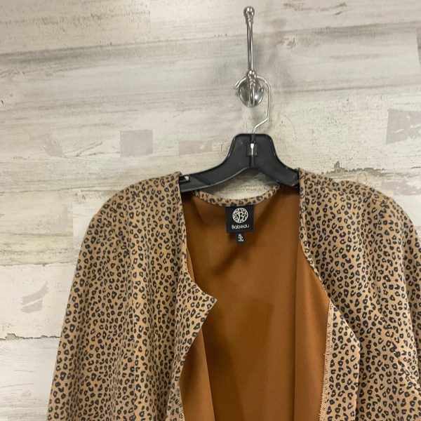 Cardigan By Bobeau In Animal Print, Size: Xl Online Sale