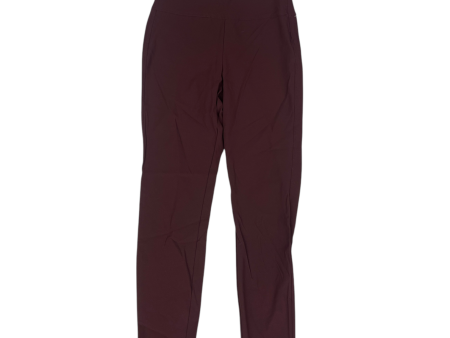 Athletic Pants By Athleta In Maroon, Size: 0 Sale