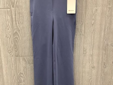 Athletic Pants By Lululemon In Blue, Size: 6 Cheap