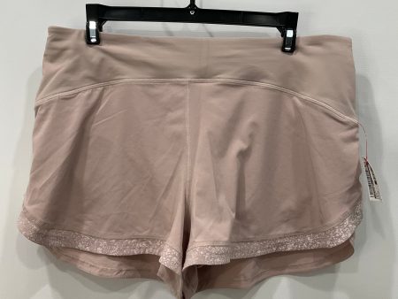 Athletic Shorts By Lululemon In Pink, Size: 10 Supply