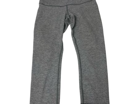 Athletic Leggings Capris By Lululemon In Grey, Size: S For Cheap