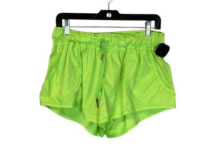 Athletic Shorts By Lululemon In Green, Size: 12 For Cheap