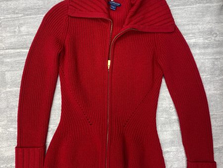 Sweater Cardigan By Doncaster In Red, Size: S Online