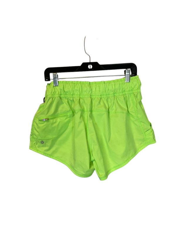 Athletic Shorts By Lululemon In Green, Size: 12 For Cheap