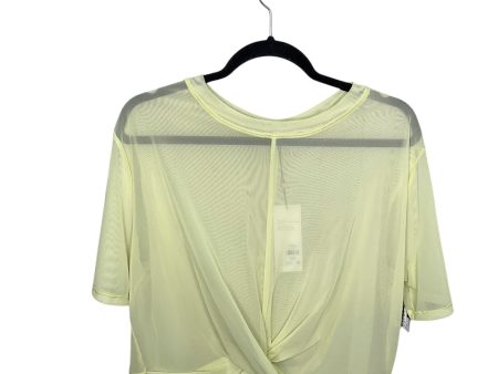 Athletic Top Short Sleeve By Calia In Yellow, Size: L Hot on Sale