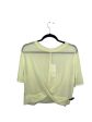 Athletic Top Short Sleeve By Calia In Yellow, Size: L Hot on Sale