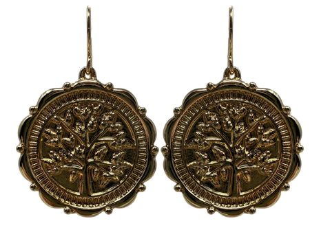 Gold Tone Tree Of Life Drop Earrings By Charter Club Online Hot Sale