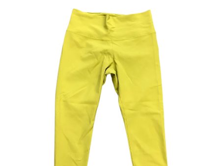 Athletic Leggings By Calia In Chartreuse, Size: Xl For Discount