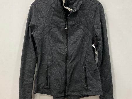 AS IS Athletic Jacket By Lululemon In Grey, Size: 10 For Discount