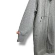 LONG Athletic Jacket HOODIE By Nike In Grey, Size: S Online now