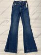 Jeans Flared By Good American In Blue Denim, Size: 0 Online Sale