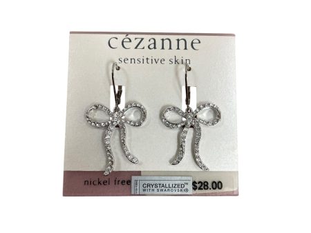 Earrings Dangle Drop By Cezanne In Silver Online Sale