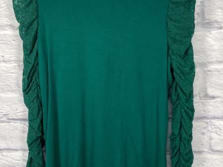 Blouse Long Sleeve By Maeve In Green, Size: M Cheap