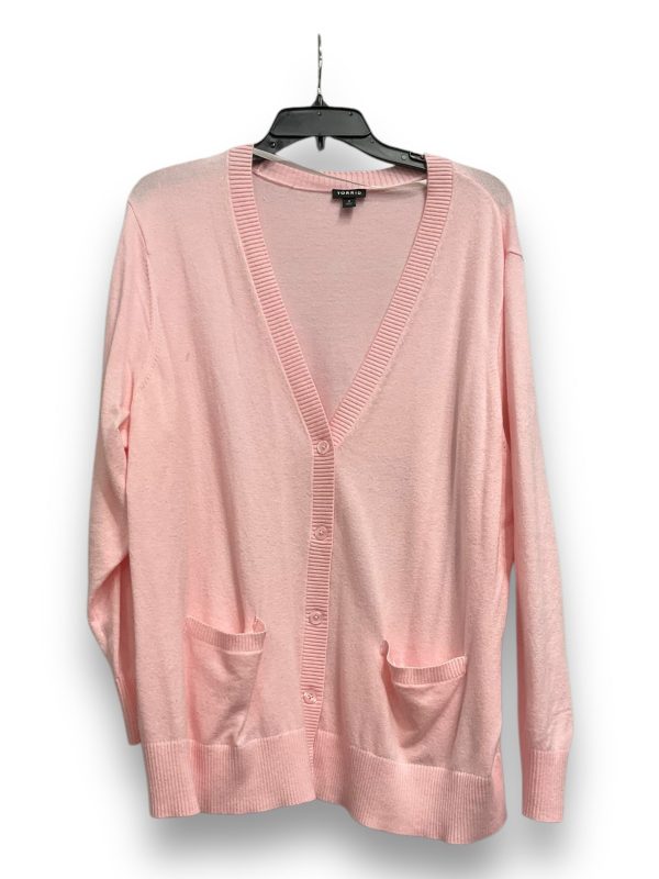 Cardigan By Torrid In Pink, Size: 2x For Sale