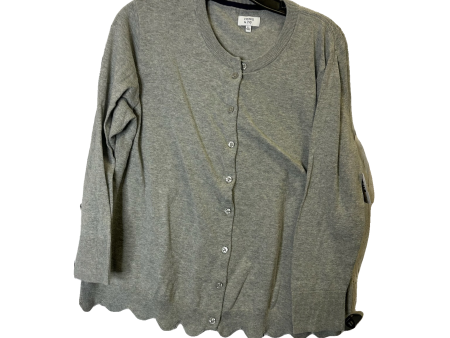 Cardigan By Crown And Ivy In Grey, Size: Xl Online