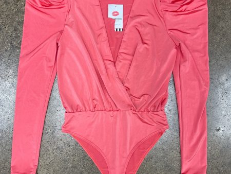 Bodysuit By Clothes Mentor In Pink, Size:L Discount