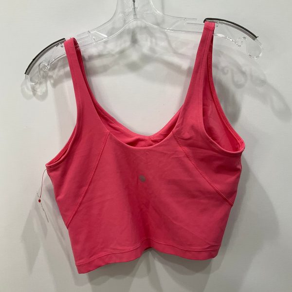 Athletic Tank Top By Lululemon In Pink, Size: 10 For Discount