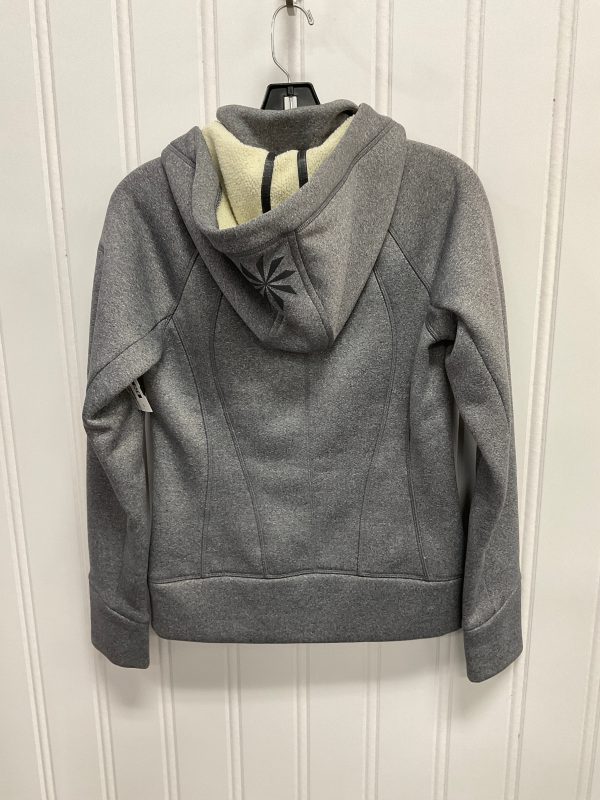 Athletic Jacket By Athleta In Grey, Size:Xs on Sale