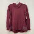 Athletic Sweatshirt Hoodie By Lululemon In Maroon, Size: 4 For Cheap