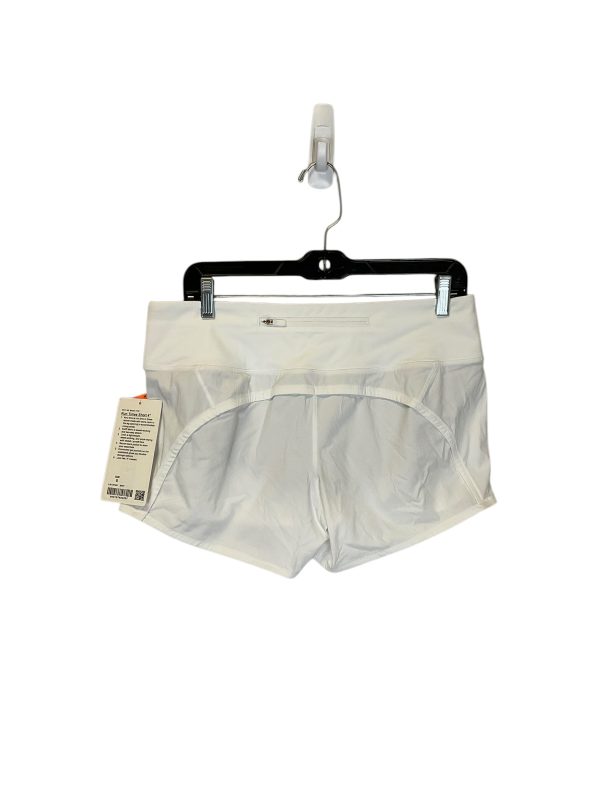 Athletic Shorts By Lululemon In White, Size: 8 Online now