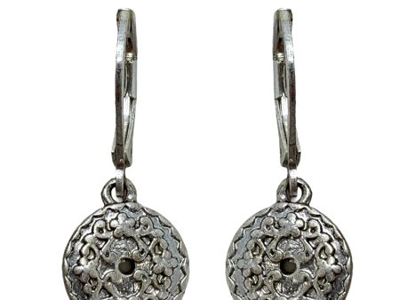 Silver Tone Filigree Earrings Dangle drop By Unbranded For Discount